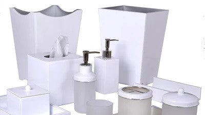 MIKE + ALLY ESSENTIALS: THE ART OF MINIMALISM IN LUXURY BATH ACCESSORIES Fancy Boxes and Holders
