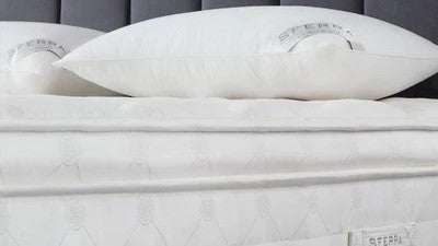 Review of the SFERRA Sonno Notte Mattress and Mattress Toppers Bare Pillows on Mattress