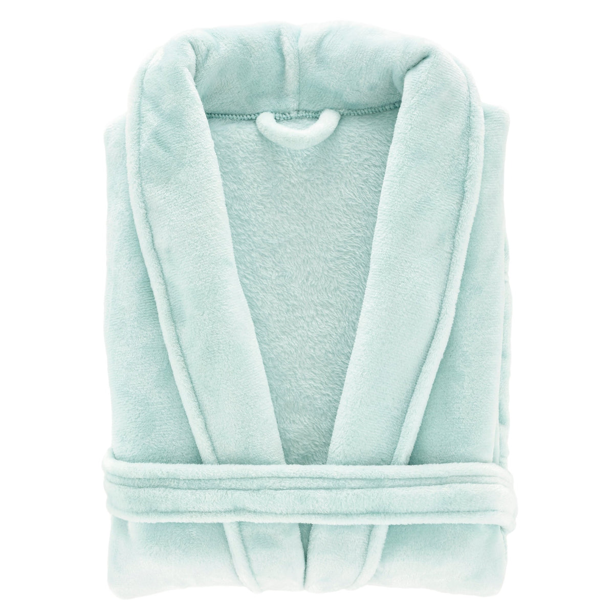 Folded Image of Pine Cone Hill Sheepy Fleece 2.0 Robe in Color Chalk Blue