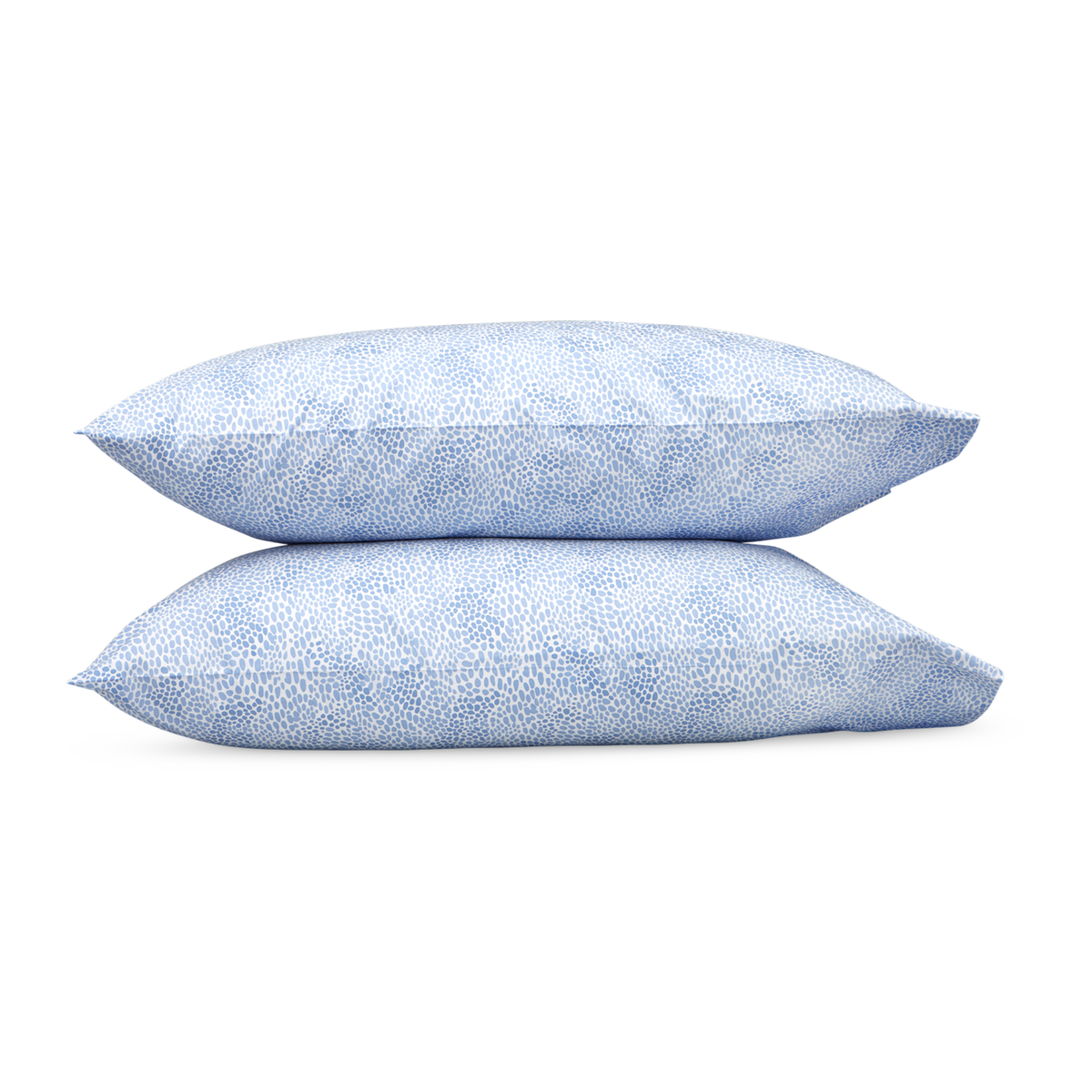 Pair of Pillowcases of Lulu DK Matouk Nikita Bedding in Azure Color