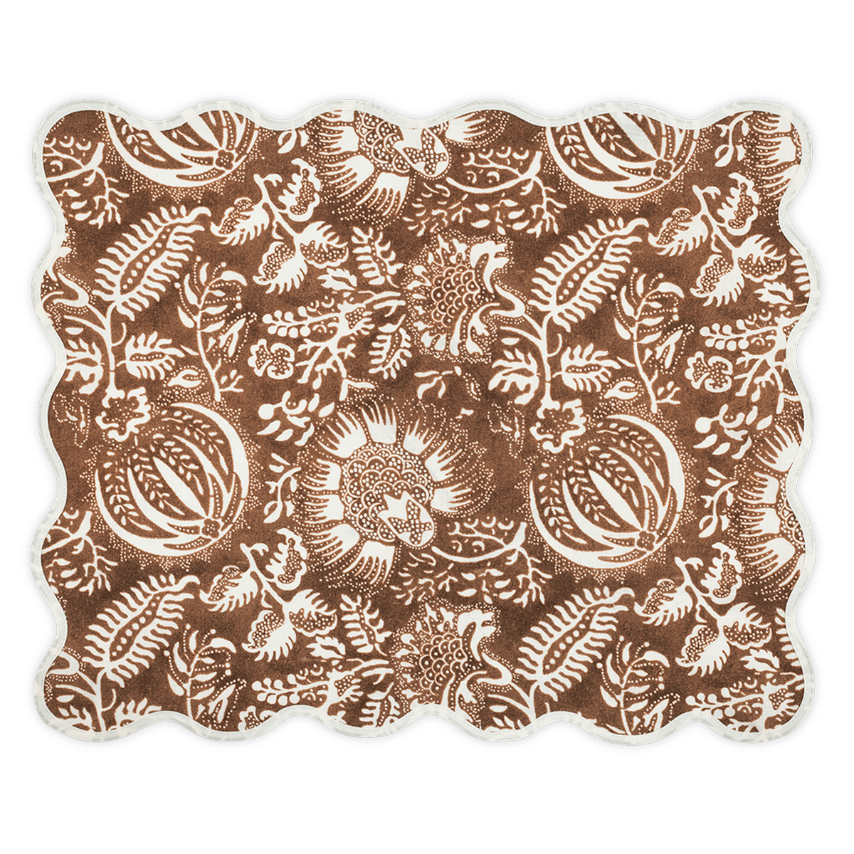Silo Image of Matouk Granada Table Oblong Placemat in Chestnut Color