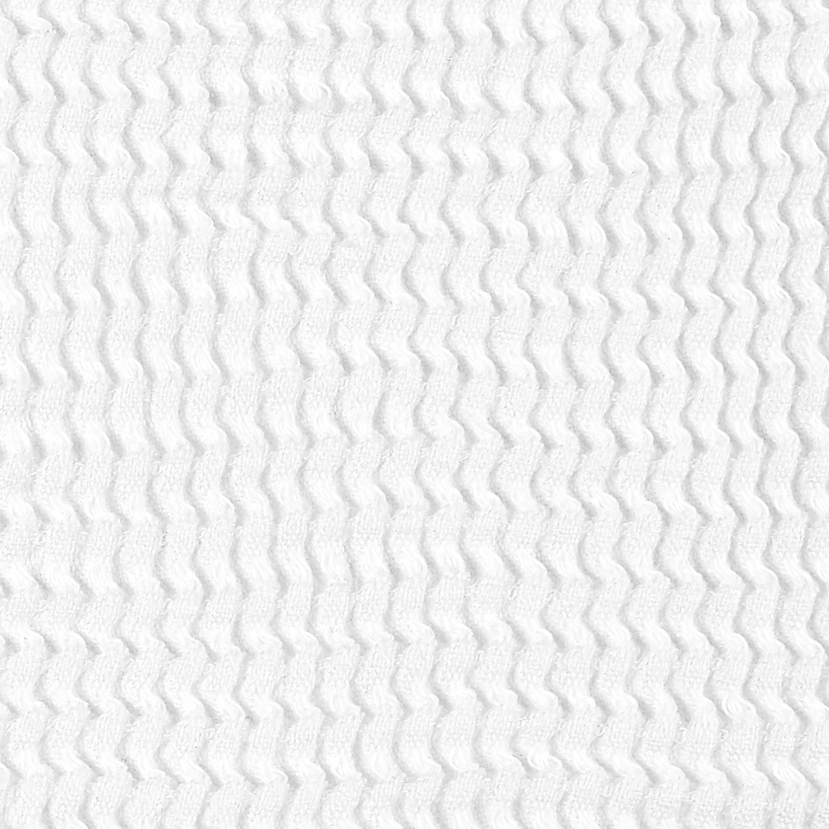 Fabric Closeup of Matouk Kiran Waffle Bath Robe in White Color