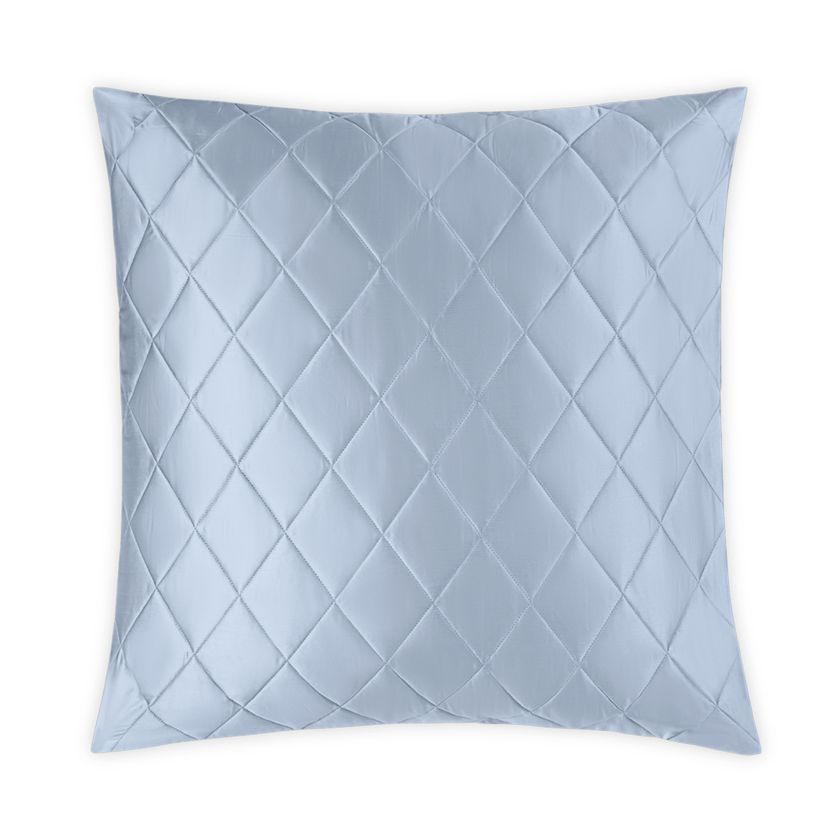 Silo Image of Matouk Nocturne Quilted Bedding Euro Sham in Hazy Blue Color