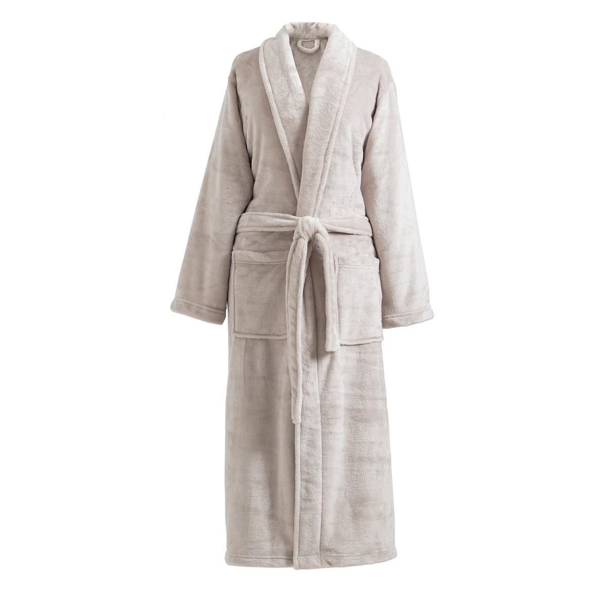 Whole Image of Pine Cone Hill Sheepy Fleece 2.0 Robe in Dove Grey Color