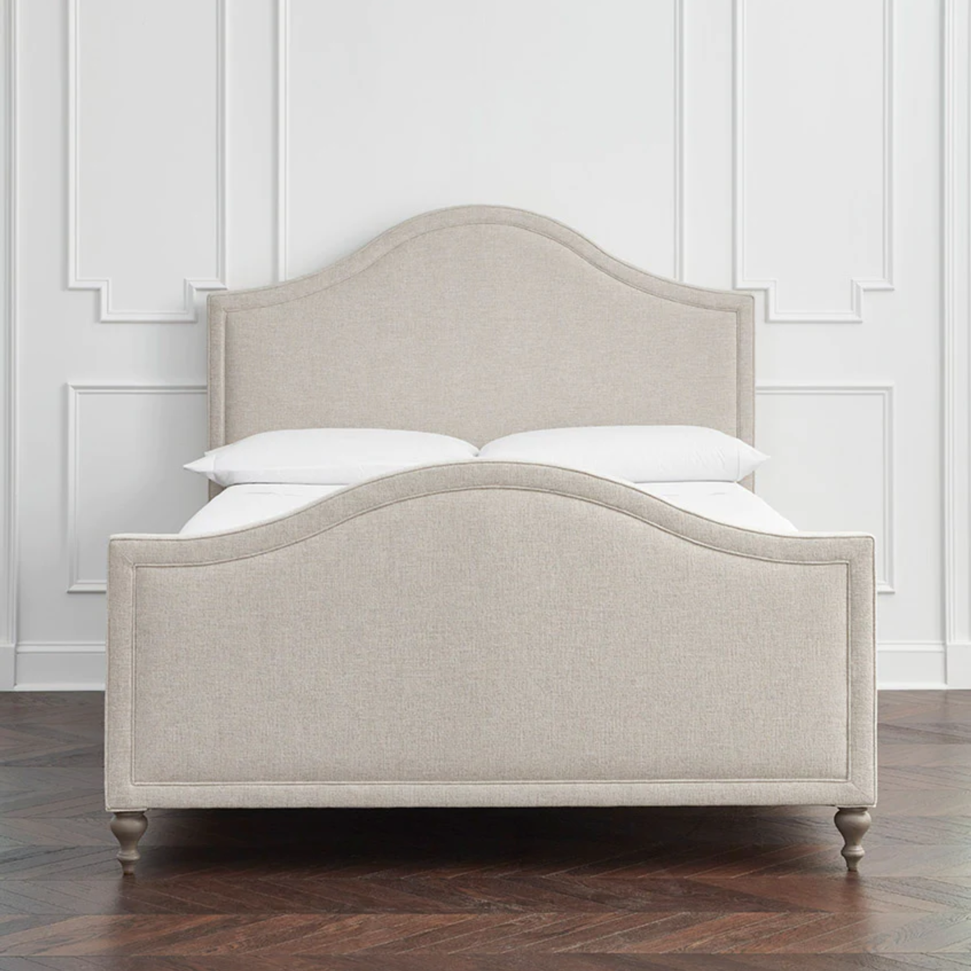 Headboard, Rails and Footboard of Sferra Charlotte Upholstered Bed
