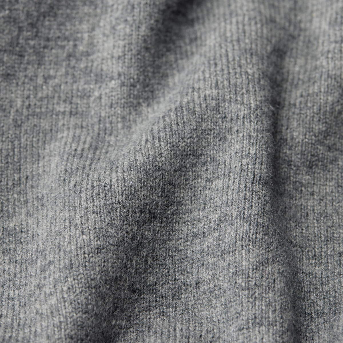 Fabric Closeup of Grey Sferra Intimita Long Sleeve Top
