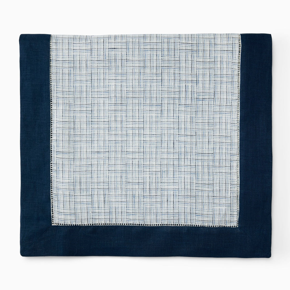 Folded Table Runner Sferra Mikelina in Color Navy
