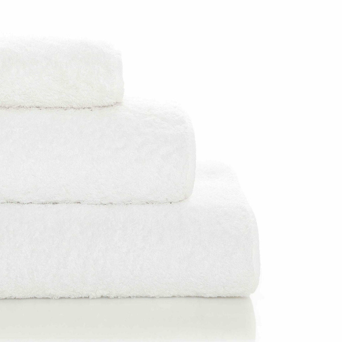 Graccioza Egoist Bath Towels Half Stack White Fine Linens