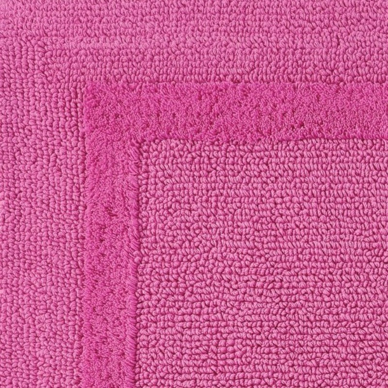 Abyss Habidecor Reversible Bath Rug Swatch Happy Pink (570)