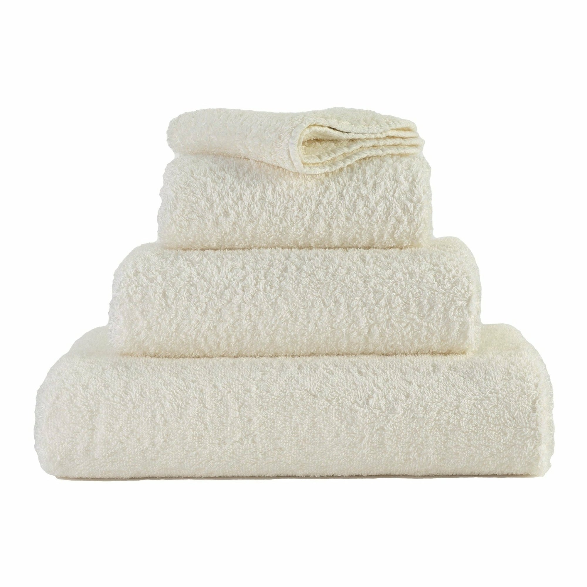 Abyss Super Pile Bath Towels Ivory Fine Linens
