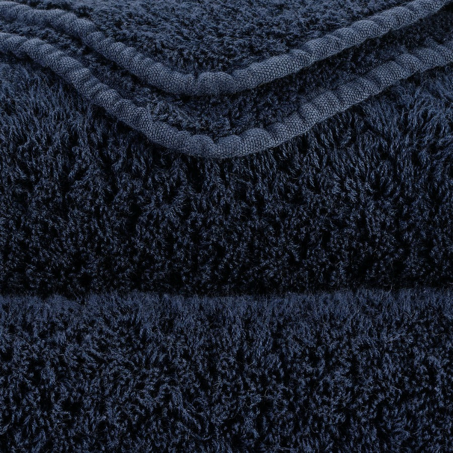 Abyss Super Pile Bath Towels Black Fine Linens Swatch