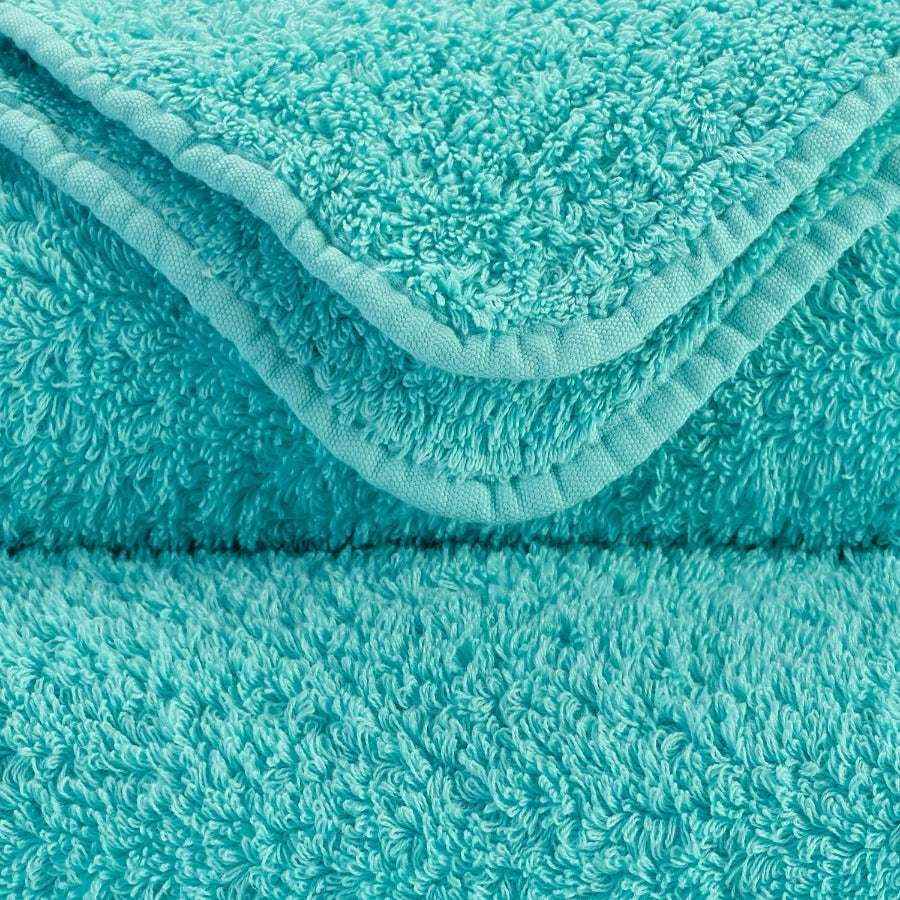Abyss Super Pile Bath Towels Turquoise Fine Linens Swatch