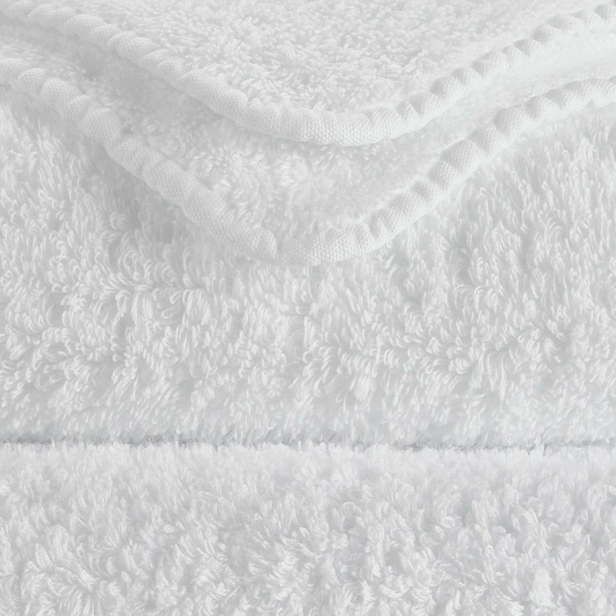 Abyss Super Pile Bath Towels White Fine Linens Swatch