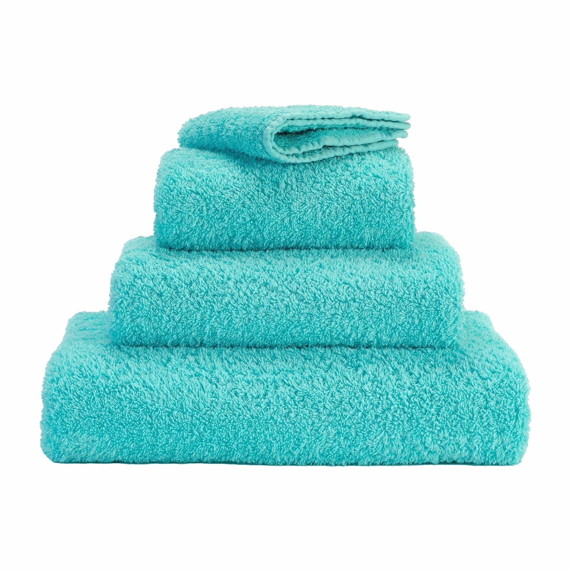 Abyss Super Pile Bath Towels Turquoise Fine Linens