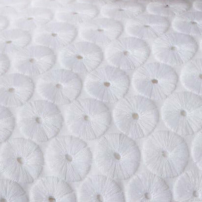 BOVI Angele Bedding Swatch White/White Fine Linens