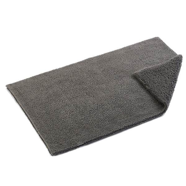 Solid Dark Grey Bath Mat