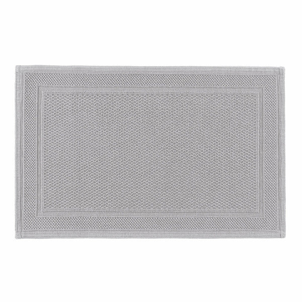 Athens Dark Gray Border Bath Rug