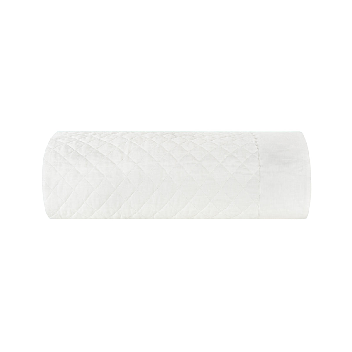 BOVI Hudson Linen Bedding Coverlet White Fine Linens