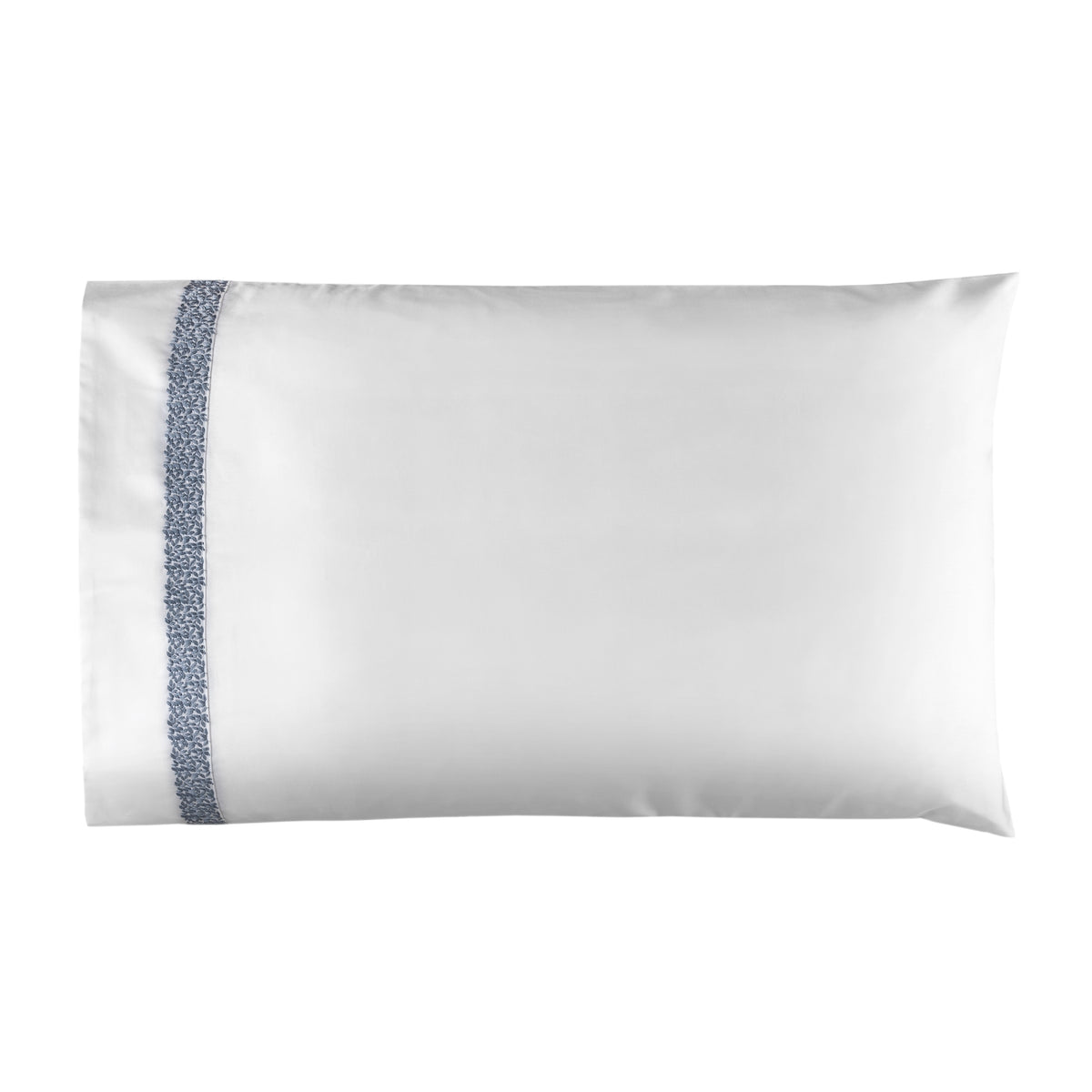 Silo of BOVI Malone Bedding Pillowcase White Blue Colored