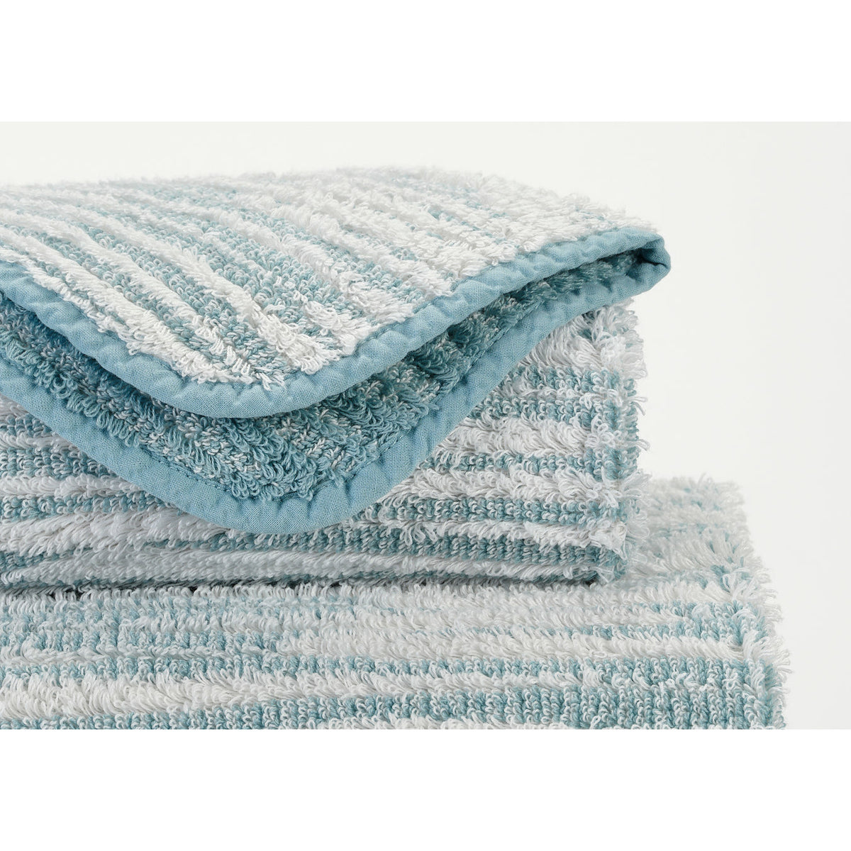 Abyss Cozi Bath Towels Close Up Atlantic (309) Fine Linens