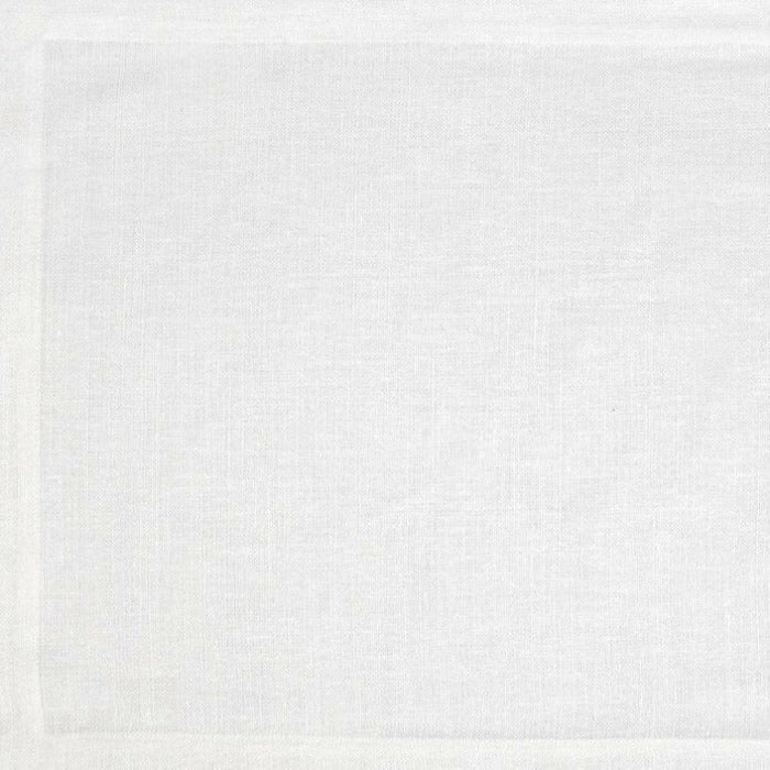 Matouk Chamant Placemat Swatch White Fine Linen