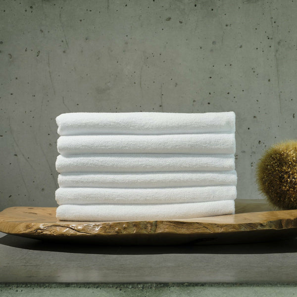 Abyss Spa Bath Towels - White