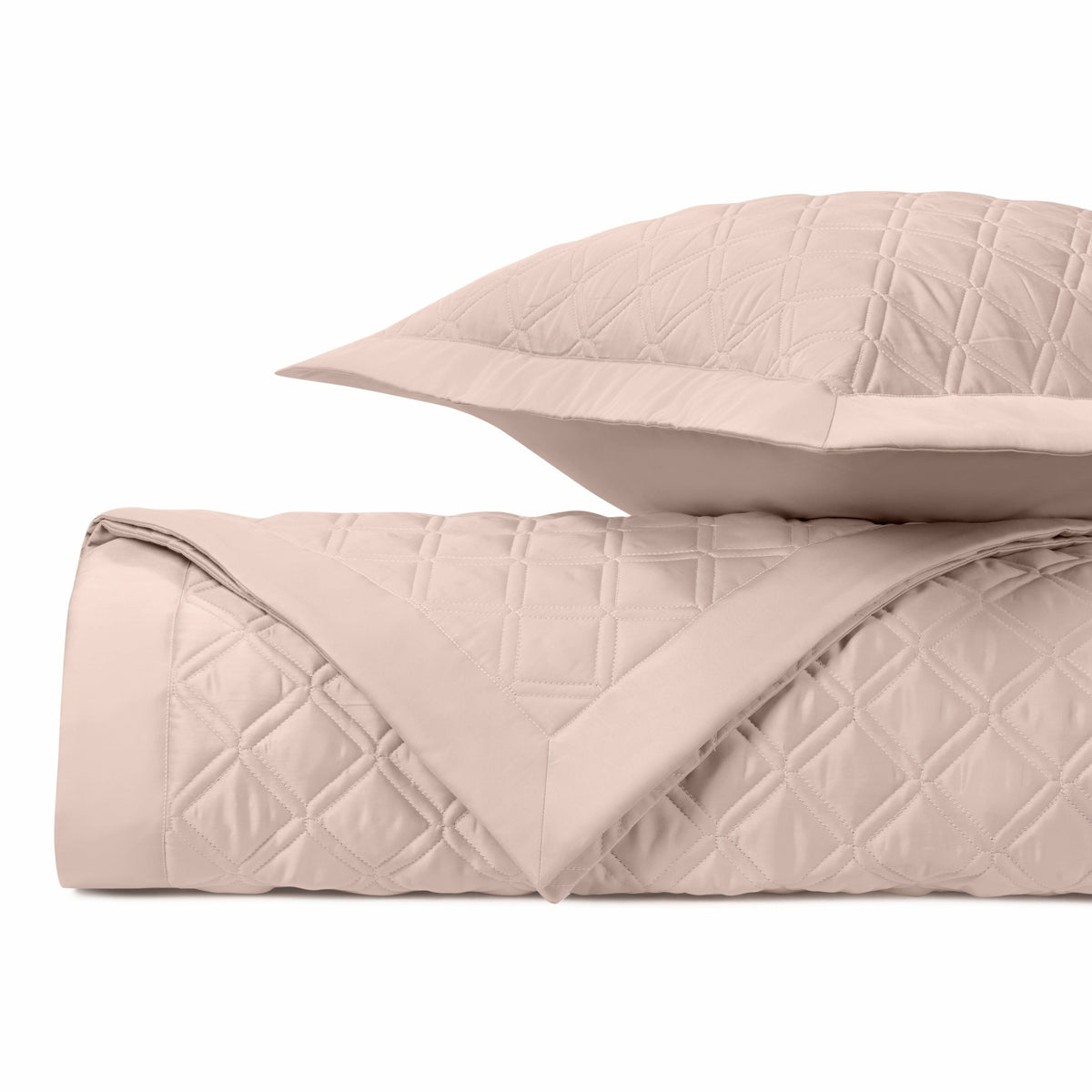 Home Treasures Renaissance Quilted Bedding Light Pink Fine Linens