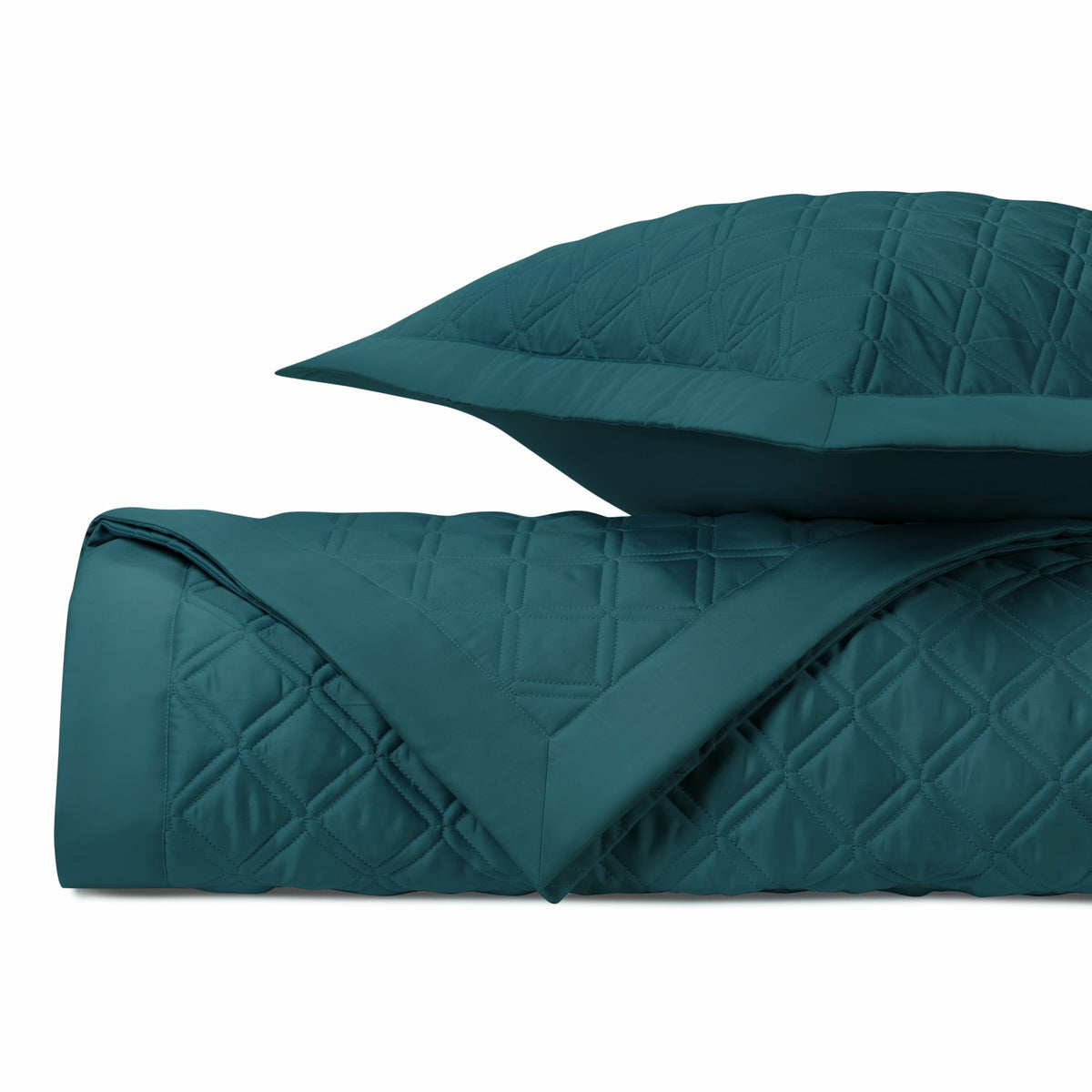 Home Treasures Renaissance Quilted Bedding Teal Fine Linens