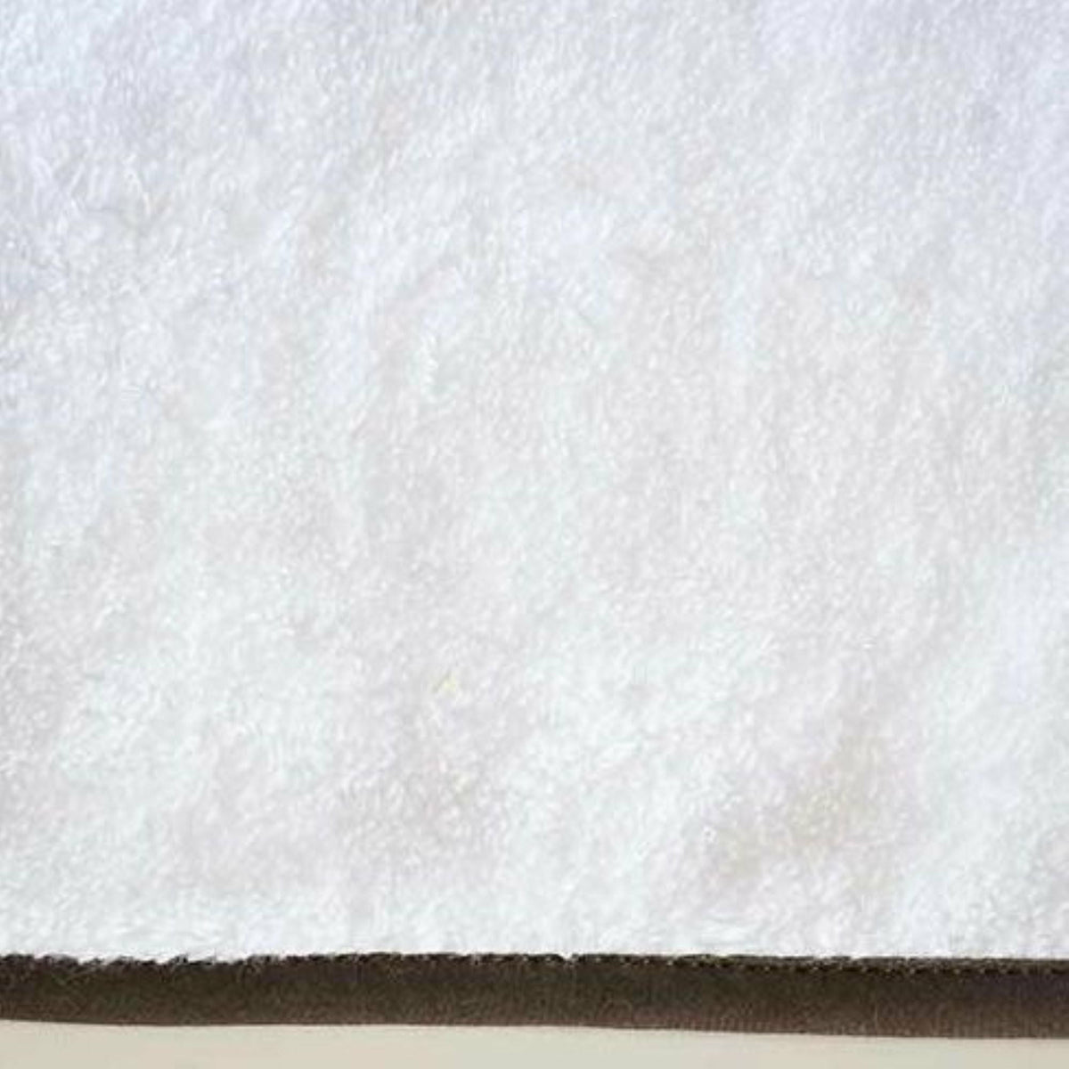 Home Treasures Bodrum Bath Towel Swatch White/Chocolate Fine Linens