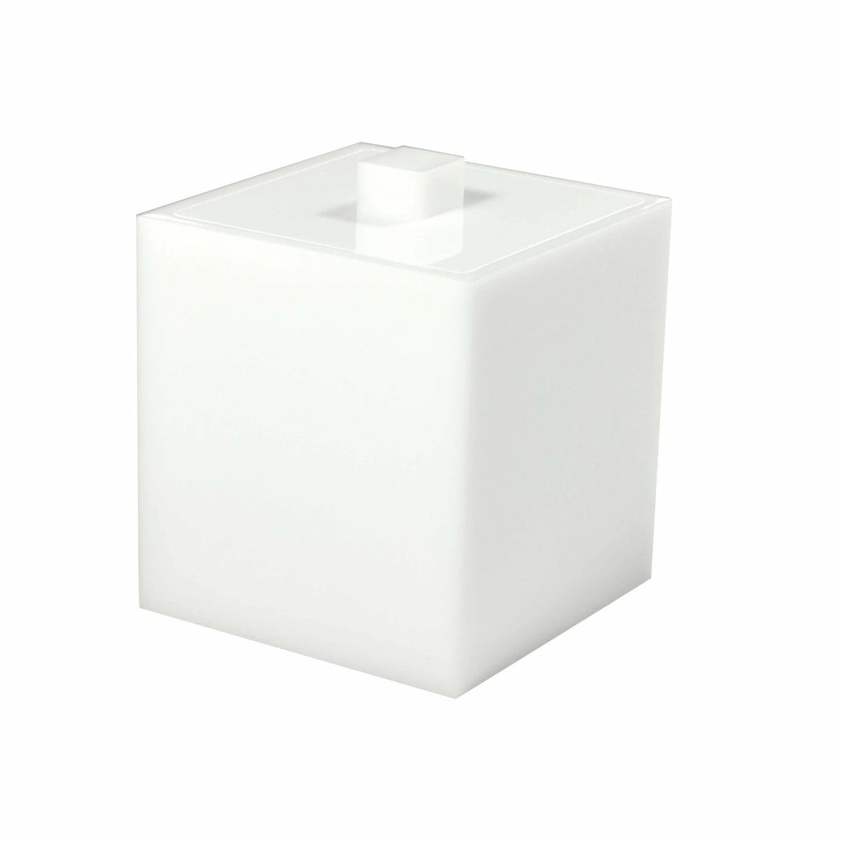 Mike and Ally Ice Lucite Bath Accessories - White