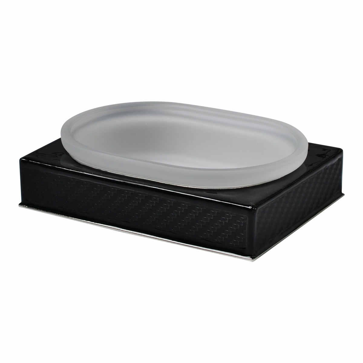 Mike and Ally Le Mans Bath Accessories Soap Dish Black