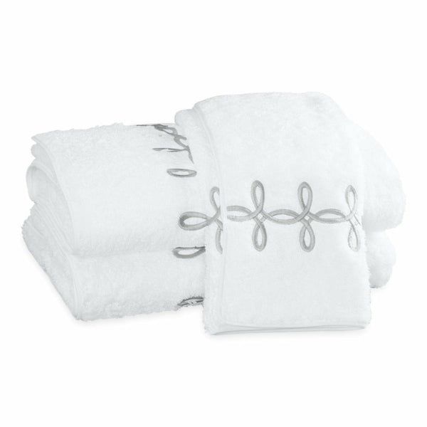 Matouk Classic Chain Bath Towel (White)