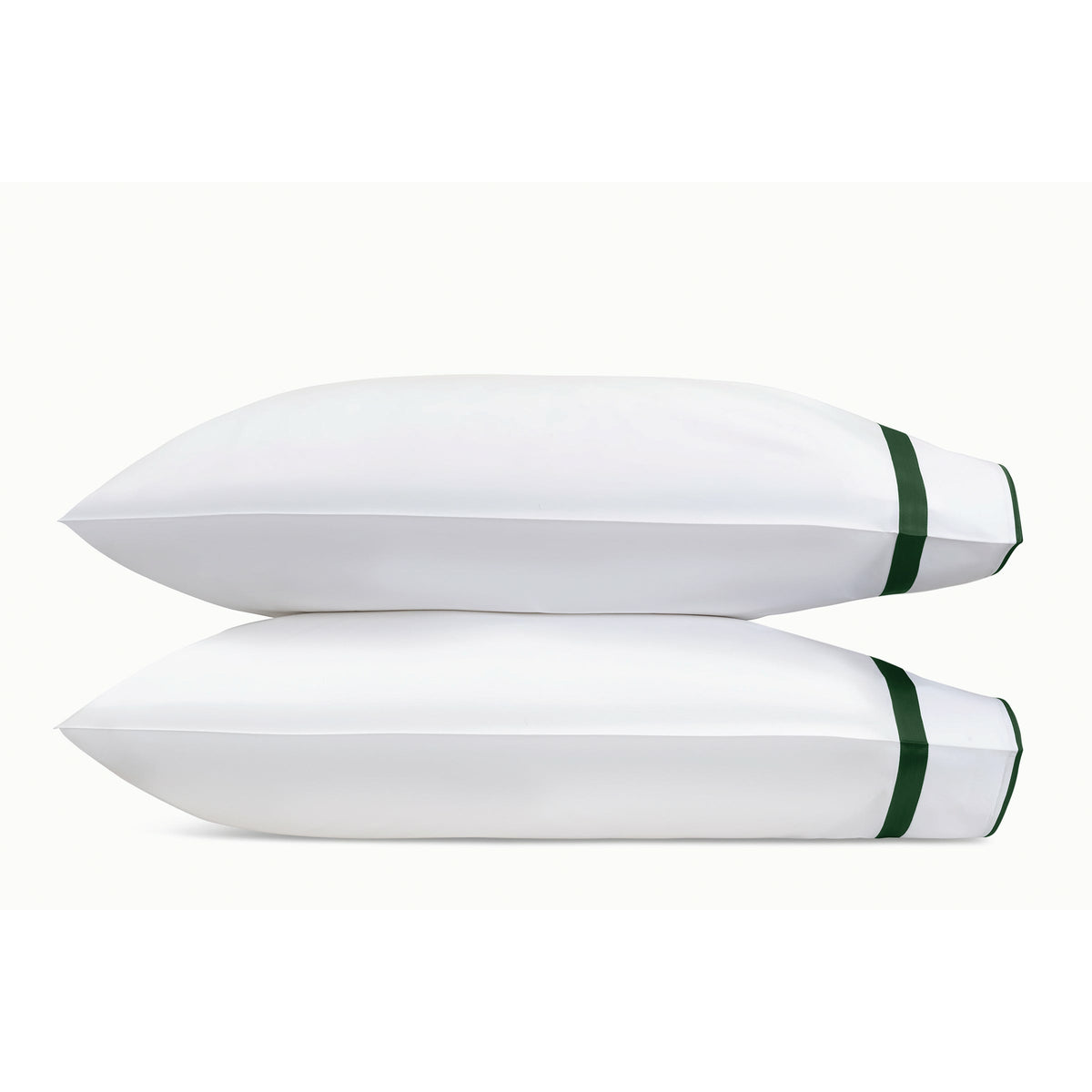 Matouk Louise Bedding Collection Pair Of Two Pillowcases Green Fine Linens