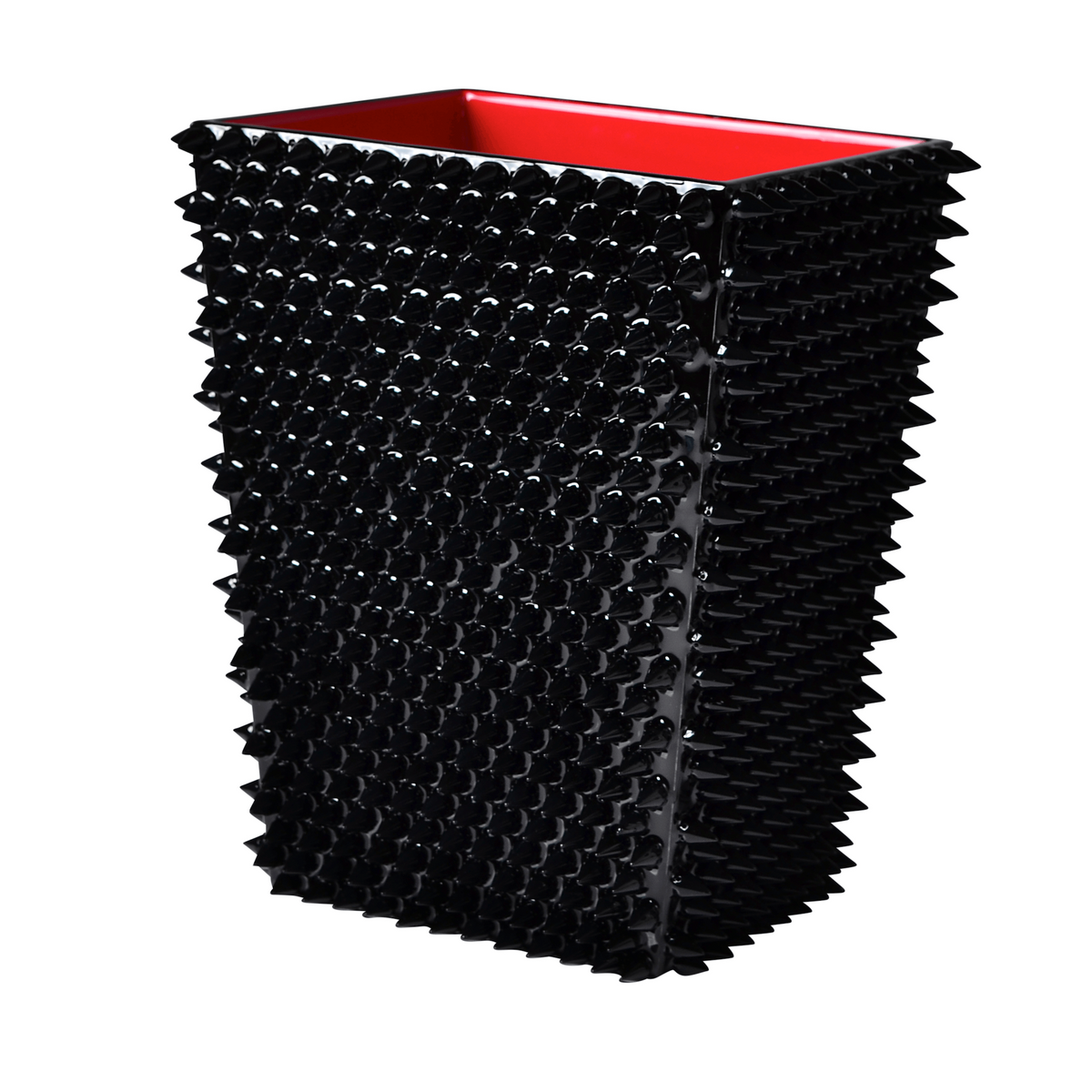Mike and Ally Quill Bath Accessories - Black / Red