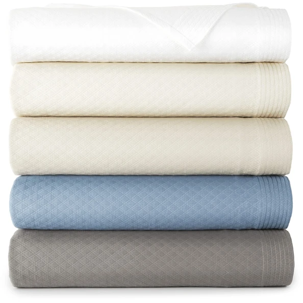 Peacock Alley Alyssa Bedding Coverlet Stack Flax Fine Linens