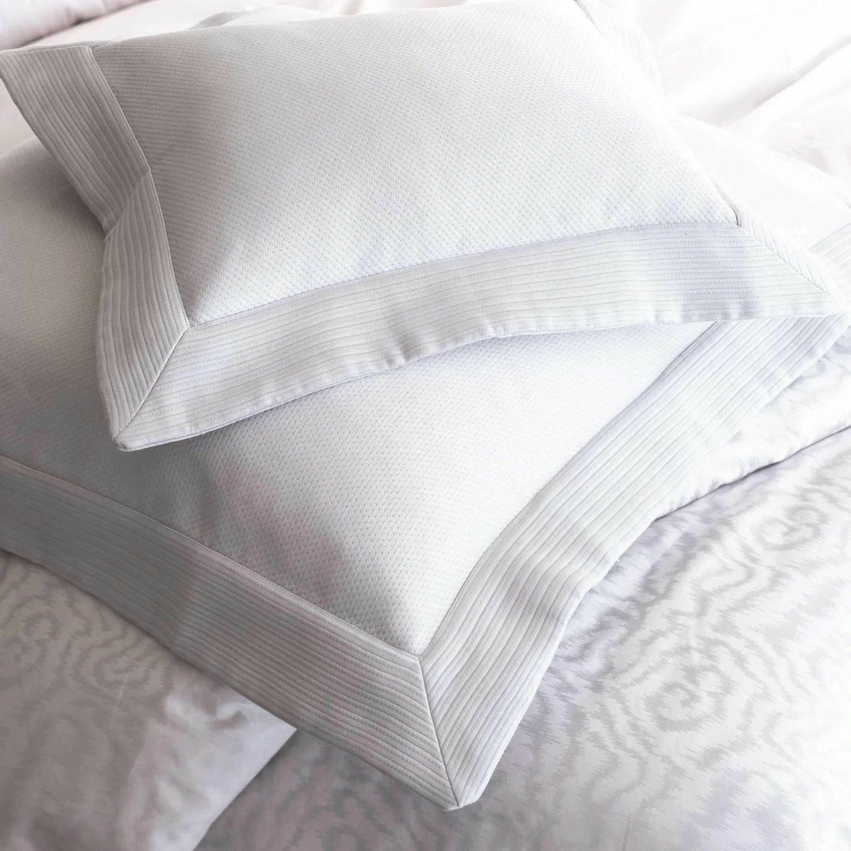 Peacock Alley Angelina Matelasse Bedding Detail White Pearl Fine Linens