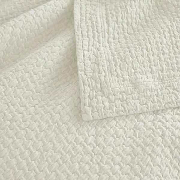 Peacock Alley Juliet Coverlet and Shams Pearl High End Coverlets