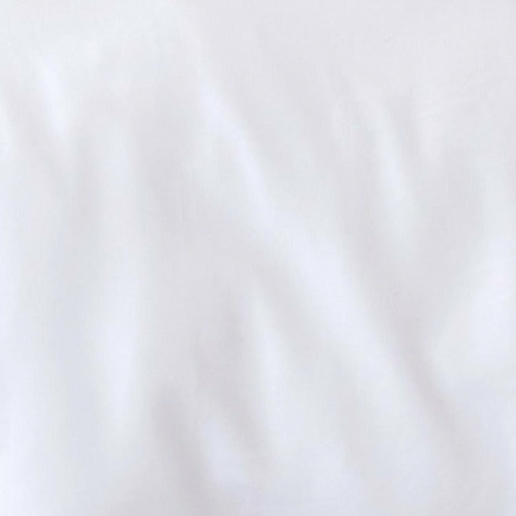 BOVI Simply Sateen Bed Skirt Swatch White Fine Linens