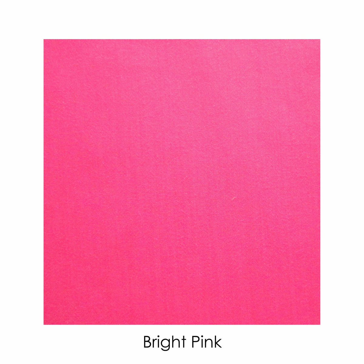 Home Treasures Royal Sateen Color Swatch Bright Pink Fine Linens