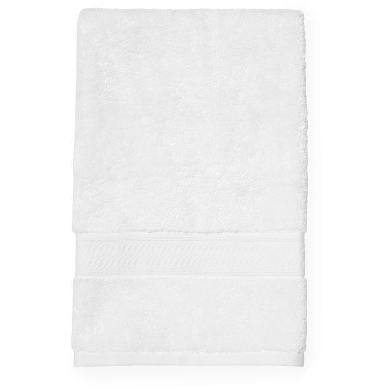 Sferra Amira Bath Towels Silo White Fine Linens