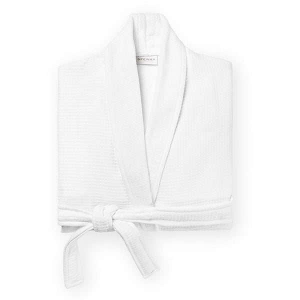 Sferra Berkley Bath Robes [White] Luxury Terry Cloth Bathroom Robes