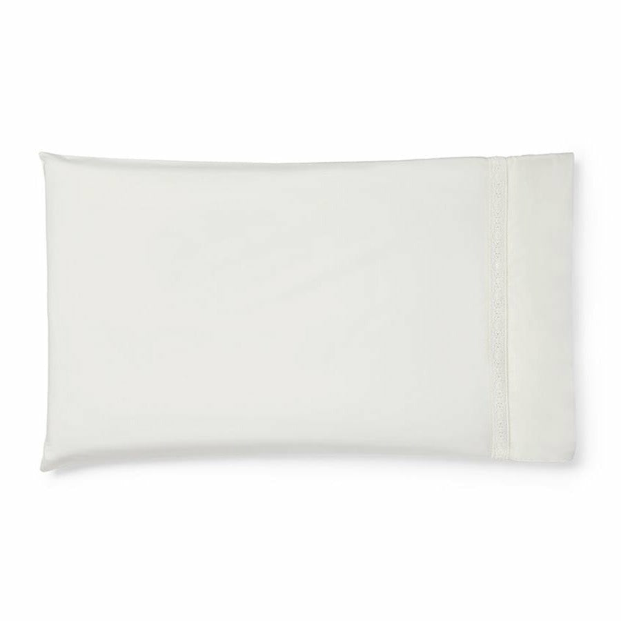 Sferra Giza 45 Lace Bedding Pillowcase Ivory Fine Linens