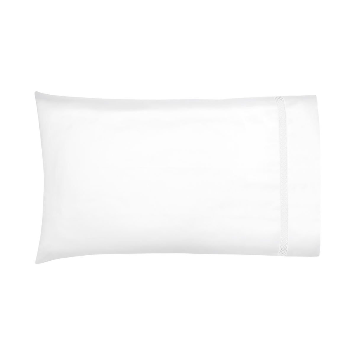 Sferra Giza 45 Ornato Bedding Pillowcase White Fine Linens