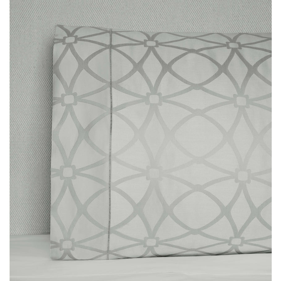 Sferra Giza 45 Porta Bedding Collection PIllowcases Close Up Tin Fine Linens
