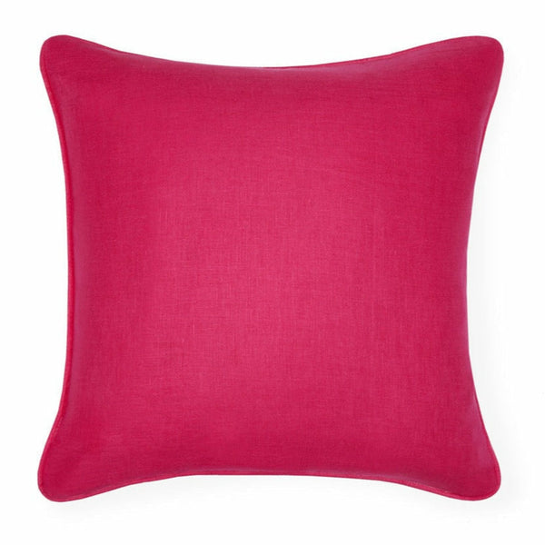 Large Plain Velvet Pillow Cover - Raspberry