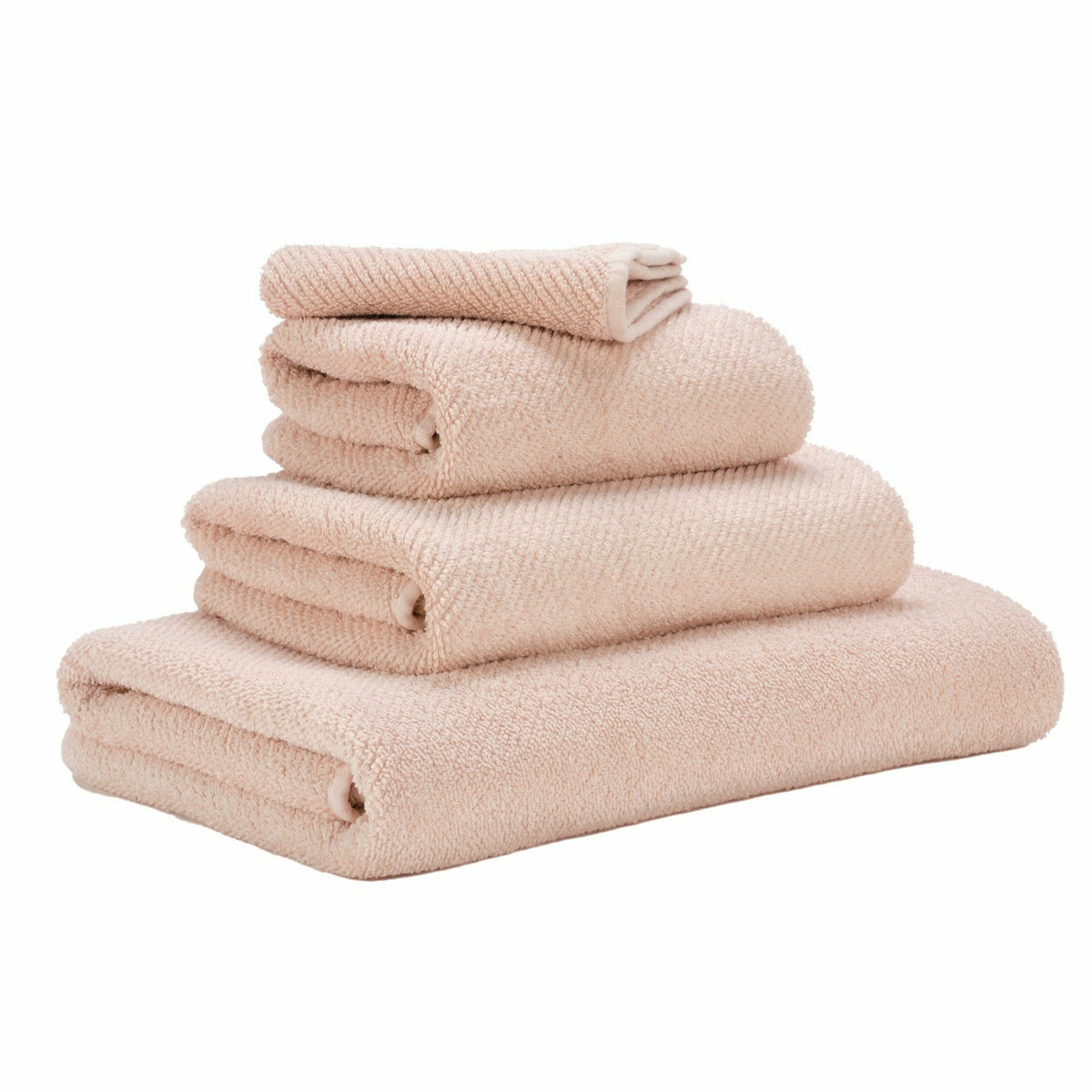 Abyss Twill Bath Towels Nude Fine Linens