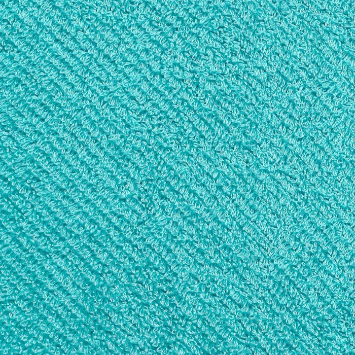 Abyss Twill Bath Towels Swatch Turquoise Fine Linens 