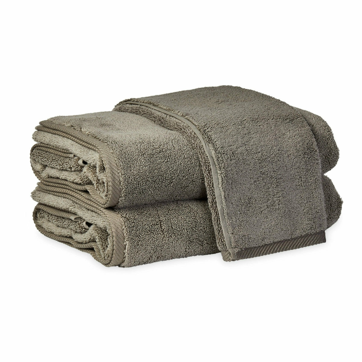 Matouk Milagro Bath Towels Steel  Fine Linens