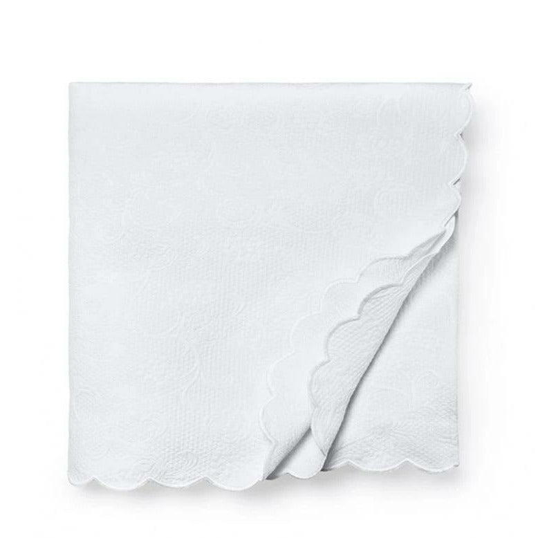 Sferra Alice Bedding Coverlet White Fine Linens