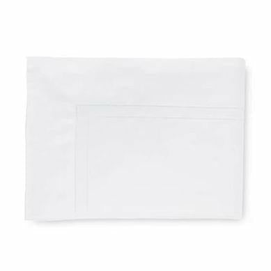 Sferra Finna Bedding Flat Sheet White Fine Linens